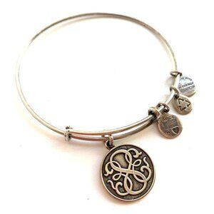 Alex and Ani Path of Life Charm Bracelet Silver Finish - Expands 2"- 3.5"